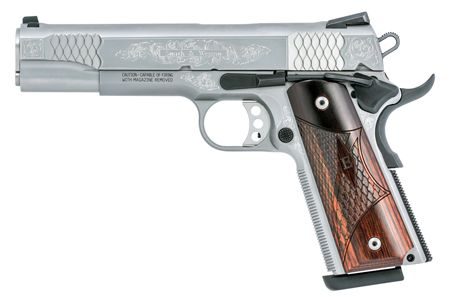 S&W 1911 Engraved 45ACP 5″ Barrel 8+1 10270