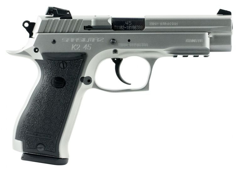SAR K2 45ACP 4.7″ Barrel 14+1 Stainless K245ST