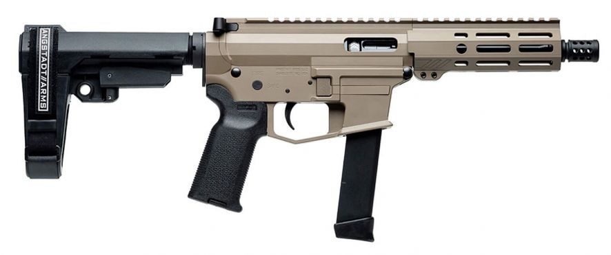 ANGSTADT UDP9 PSTL SBA3 9MM 6″ FDE