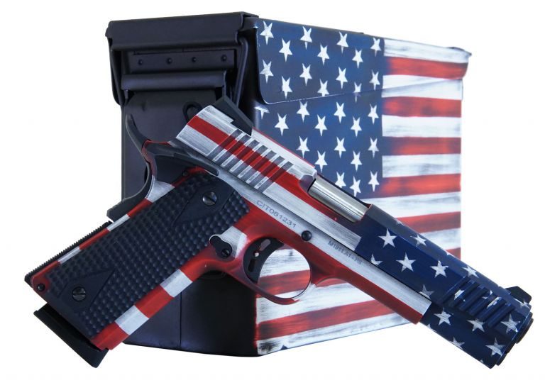 CIT CITC45FUSAAC 1911-A1 FSB USA R/W/B W/AMMO CAN