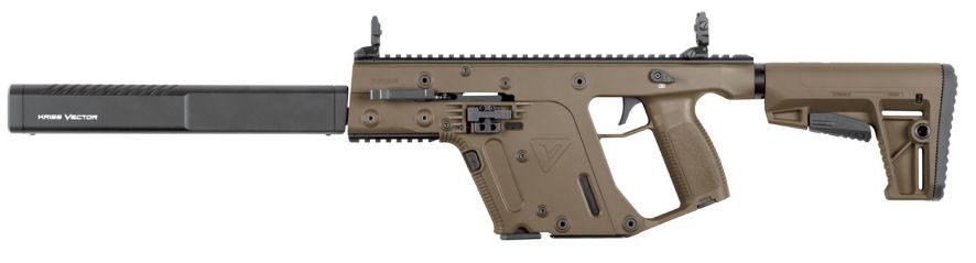 Kriss Vector CRB 45ACP 16″ Threaded Barrel W/ Flip Up…