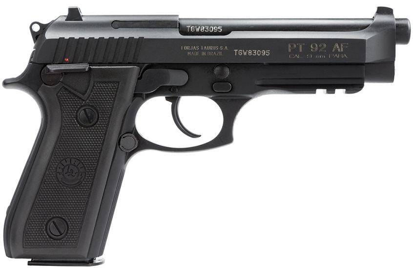 Taurus 92 Standard 9mm Luger 5″ Barrel 17+1 192015117