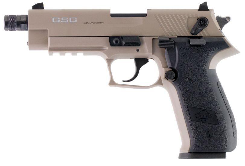 GSG FireFly 22LR 4.9″ Barrel 10+1 Tan GERG2210TFFT