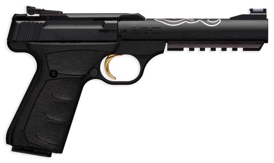 Browning Buck Mark Black Lite 22LR 5.5″ Barrel W/ Fiber Optic…