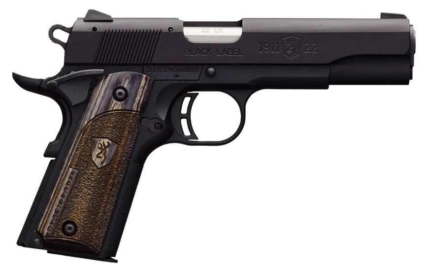Browning 1911-22 Black Label Compact 3.625″ Barrel W/ Fiber…