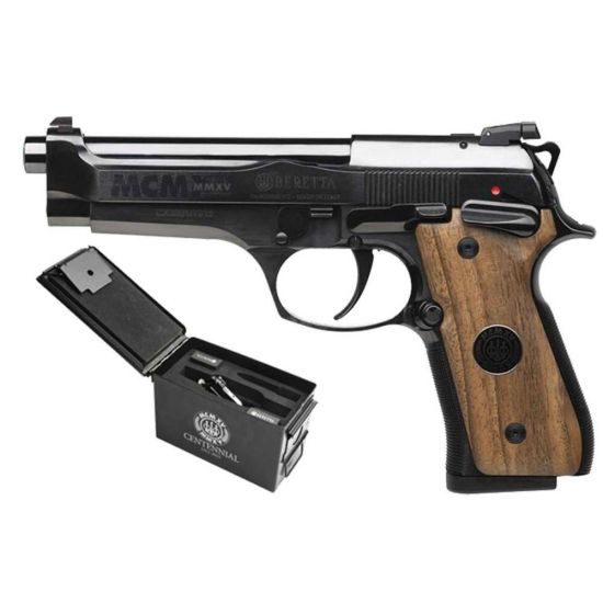 Beretta 92 Centennial Limited Edition 9mm 4.9″ Barrel 15+1 Wood…