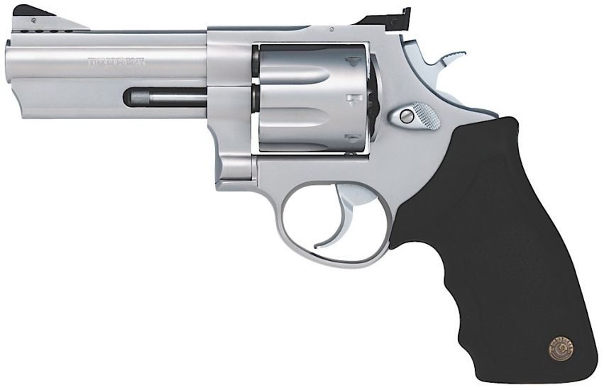 Taurus 608 Standard 357 Mag 4″ Ported Barrel 8Rd Rubber Grip/Stainless…