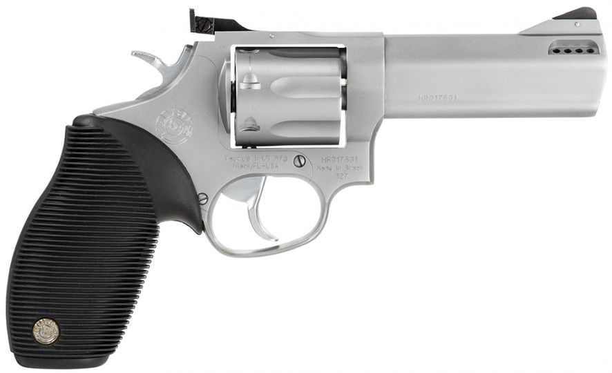 Taurus 627 Tracker 357 Mag 4″ Barrel 7Rd Rubber Grip/Matte Stainless…