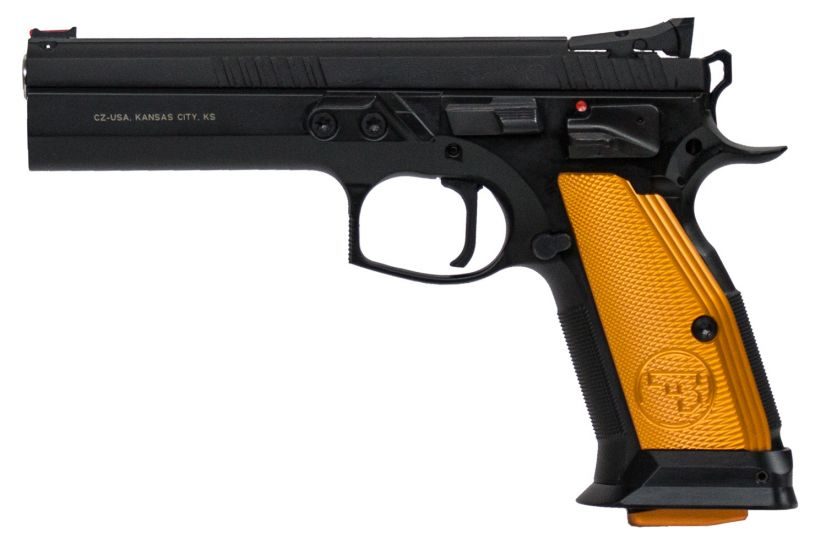 CZ 75 Tactical Sport 40S&W 5.4″ Barrel 10+1 Orange/Black 01260