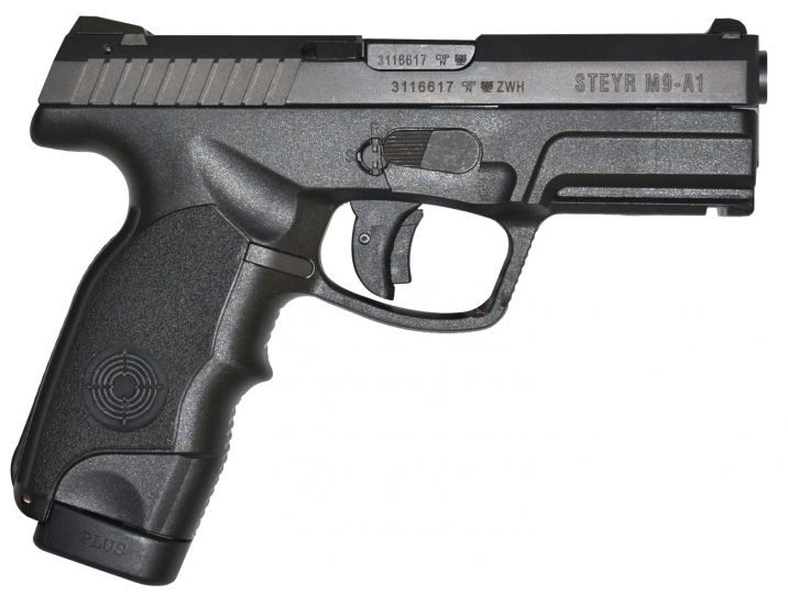 Steyr M9A1 9mm 4″ Barrel 17+1 Black 397232K