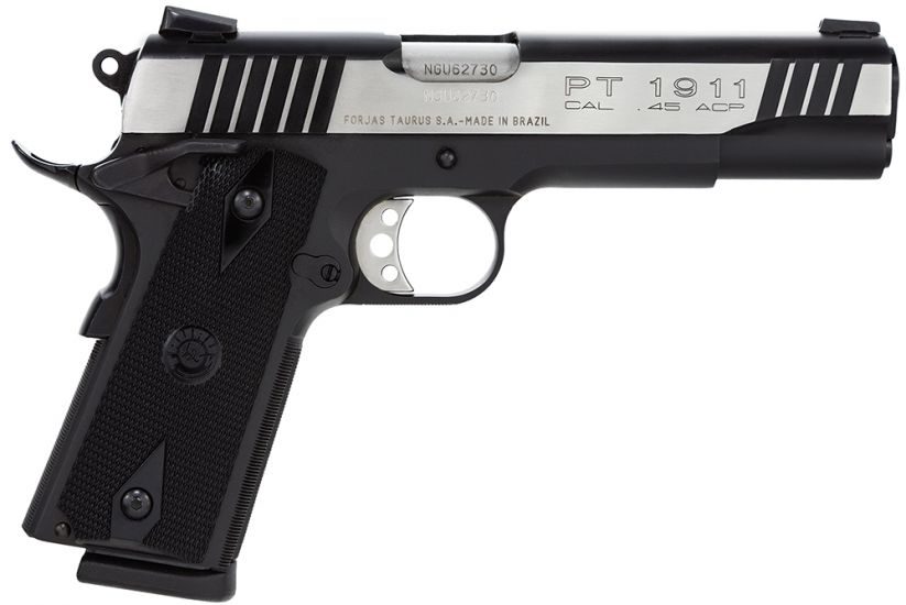 Taurus 1911 Standard 45ACP 5″ Barrel W/ Heinie Front Sight 8+1 Two Tone Slide…