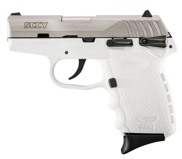 SCCY CPX1TTWT 9MM 3.1 SS PLY 10 WHITE