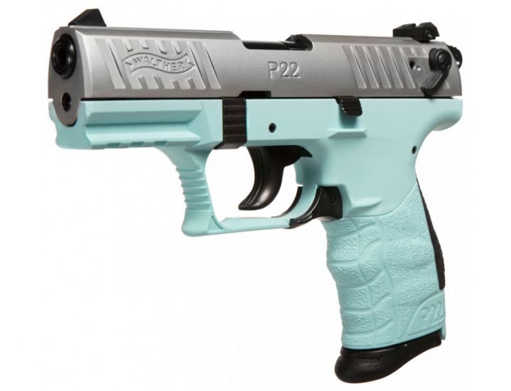 Walther P22 Q 22LR 3.42″ Barrel 10+1 Angel Blue 5120760