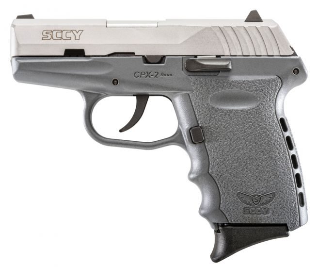 SCCY CPX2TTSG 9MM 3.1 SS NMS 10 GREY