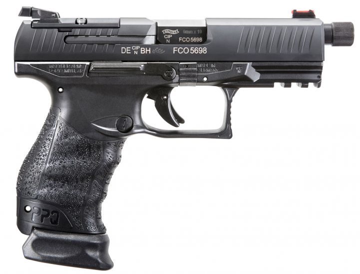 Walther PPQ Q4 Tac 9mm 4.6″ Barrel 17+1/15+1 2825929