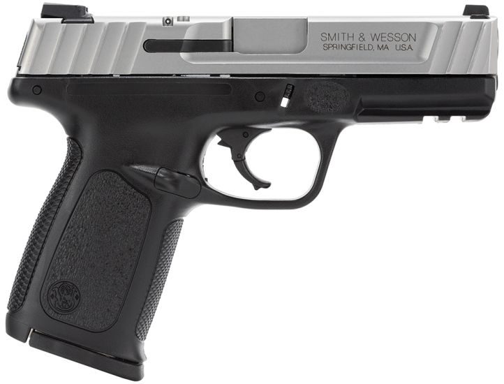 S&W SD40VE 40S&W 4″ Barrel 10+1 Black/Stainless 123400