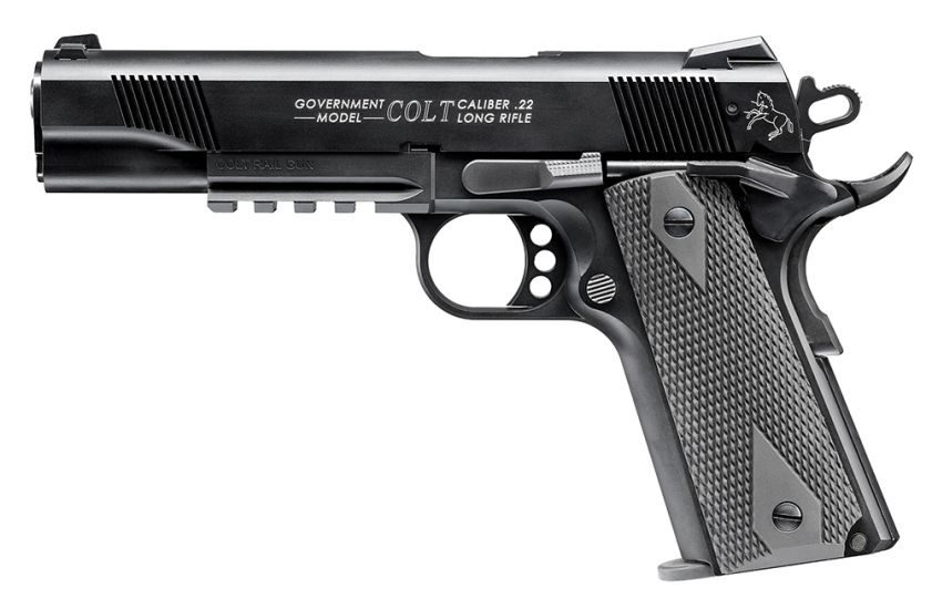 WAL 5170308 1911 22LR BLK RAIL 12RD