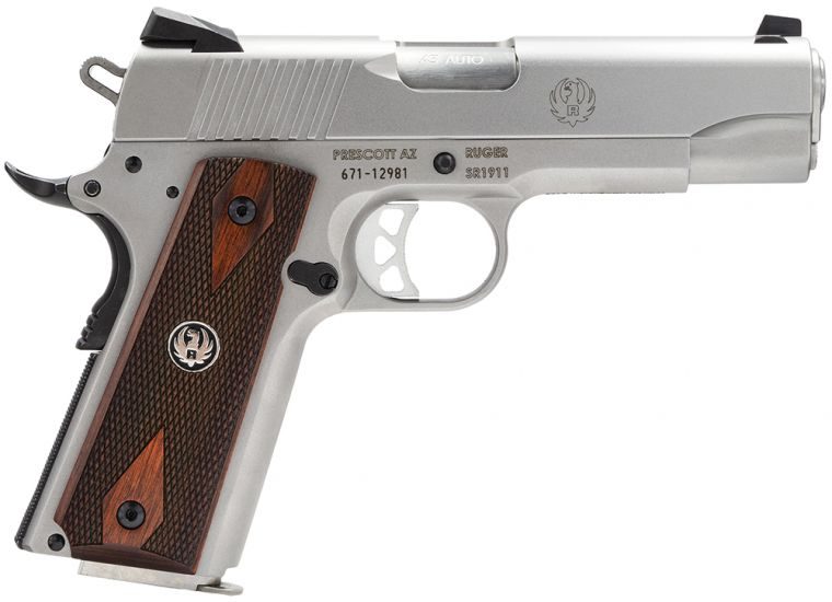 Ruger SR1911 Standard 45ACP 4.25″ Barrel 7+1 6702