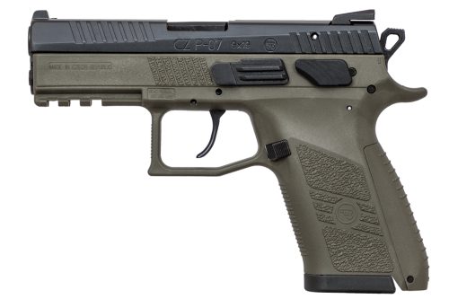 CZ P-07 9mm 3.75″ Barrel 15+1 OD Green 91077