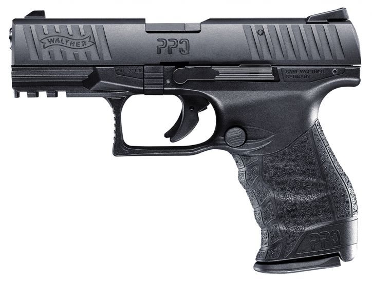 Walther PPQ 22LR 4″ Barrel 12+1 Black 5100300