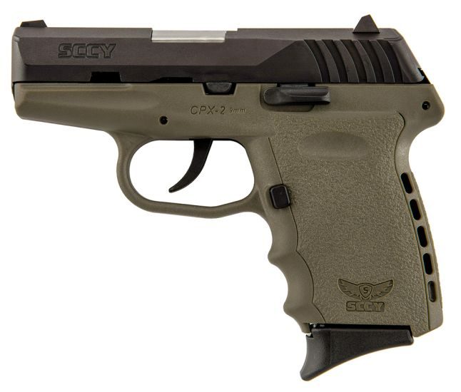SCCY CPX2CBDE 9MM 3.1 CRB NMS 10 DKERT