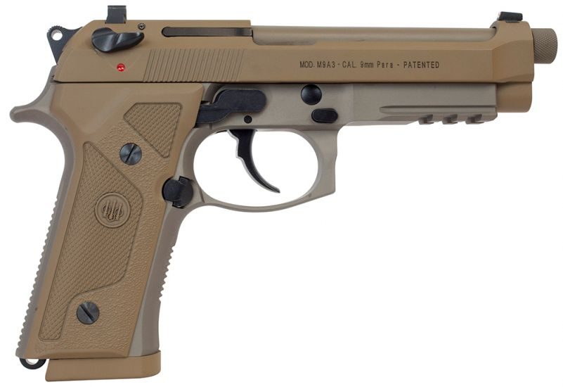 Beretta 92 M9A3 FS 9mm Luger 5.2″ Threaded Barrel W/ Night Sights 17+1…