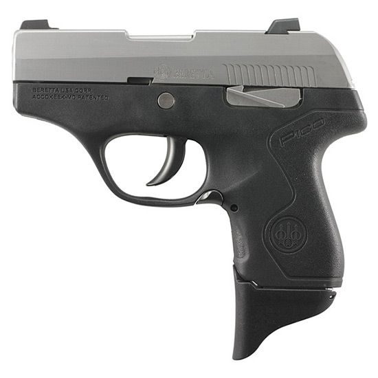Beretta Pico 380ACP 2.7″ Barrel 6+1 Black/Stainless JMP8D25