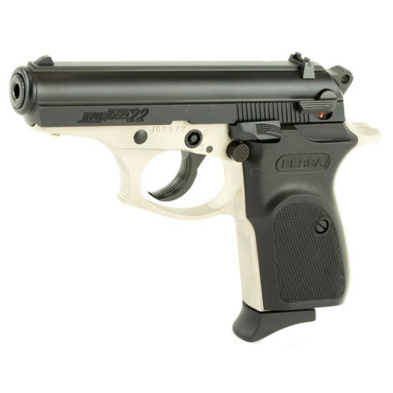 Bersa Thunder 22LR 3.5″ Barrel 10+1 Nickel/Black T22DT