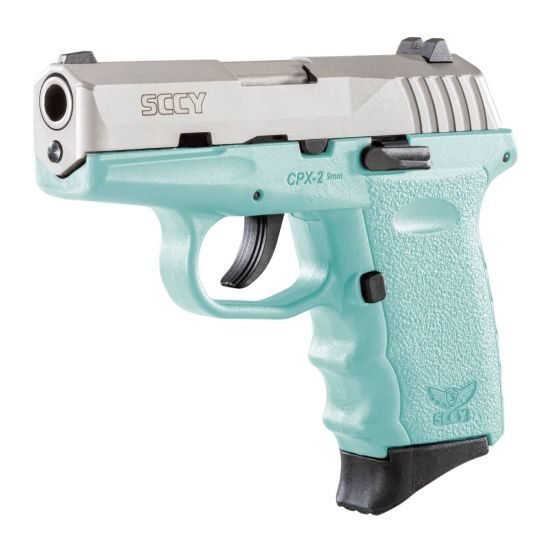 Sccy CPX-2 9mm 3.1″ Barrel 10+1 Blue/Stainless CPX2TTSB