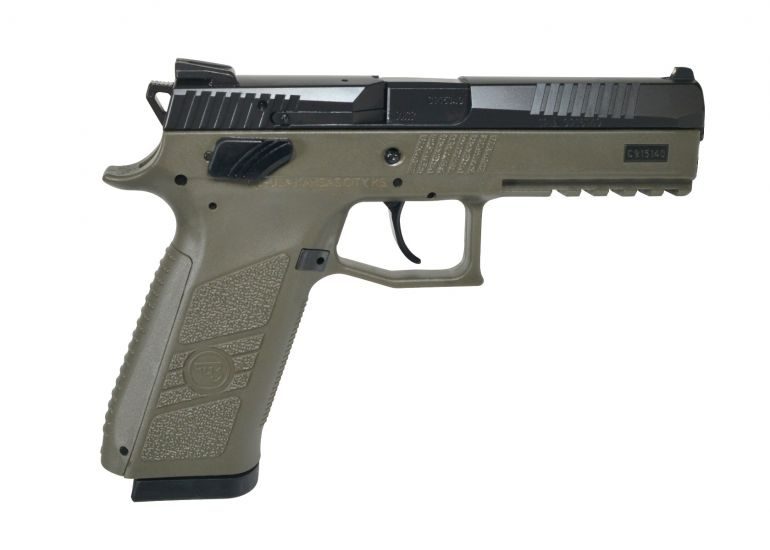 CZ P-09 9mm 4.54″ Barrel 19+1 OD Green 91268