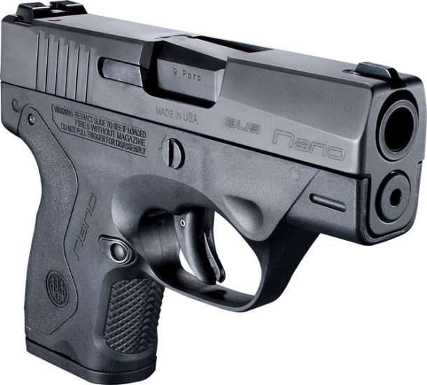 Beretta BU9 Nano 9mm Luger 3″ Barrel 6+1/8+1 JMN9S15