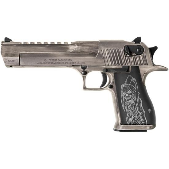 MRI Desert Eagle 50AE 6″ Barrel 7+1 Grim Reaper Grip DE50WMDR