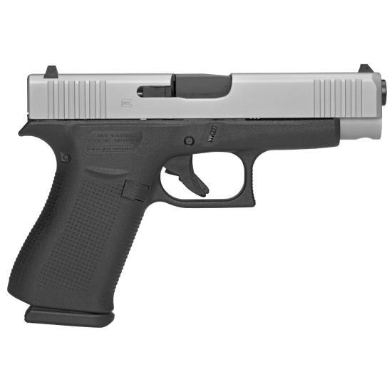 Glock 48 9mm 4.17″ Barrel 10+1 Silver/Black PA485SL201