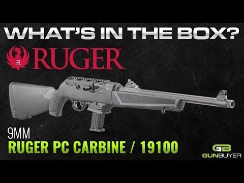 Ruger PC Carbine 9mm 16.12″ Barrel 17+1 19100