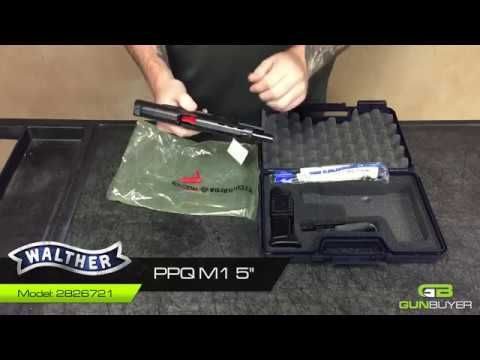 Walther PPQ M1 9mm 5″ Barrel 15+1 Black 2826721