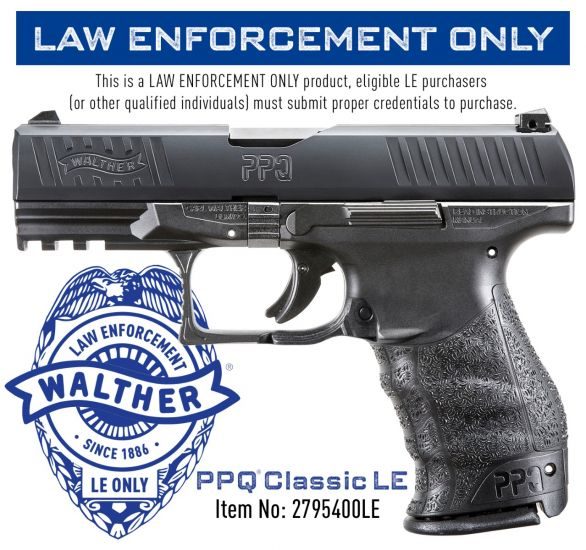 Walther PPQ Classic LE 9mm 4″ Barrel 15+1 2795400LE