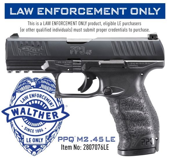 Walther PPQ M2 45ACP 4.25″ Barrel 12+1 2807076LE