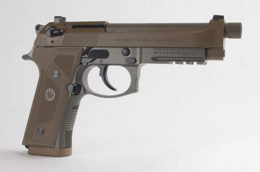 Beretta M9A3 Type F 9mm 5″ Barrel 17+1 J92M9A3M
