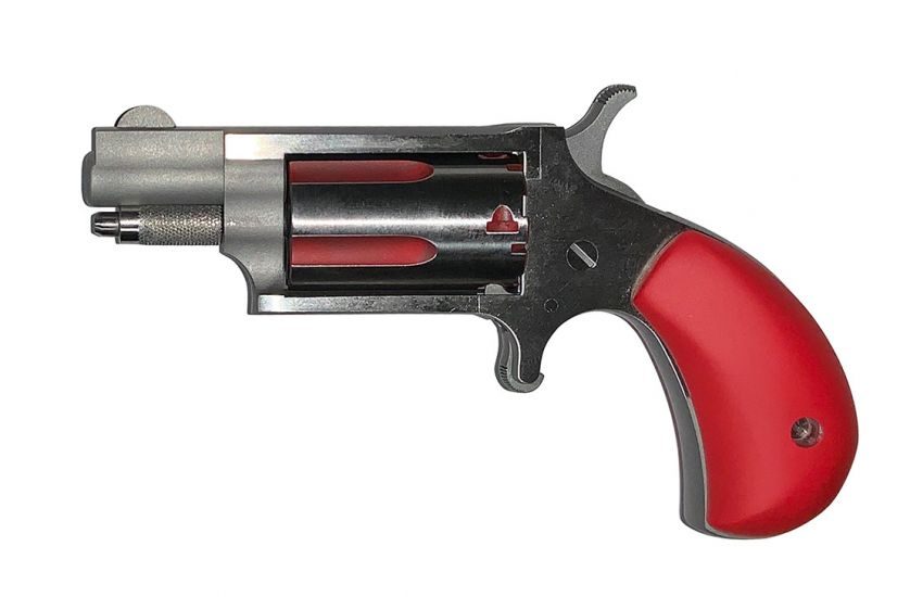 NAA MAGA 22 Magnum 1.13″ Barrel 5Rd Red Grips/Cylinder