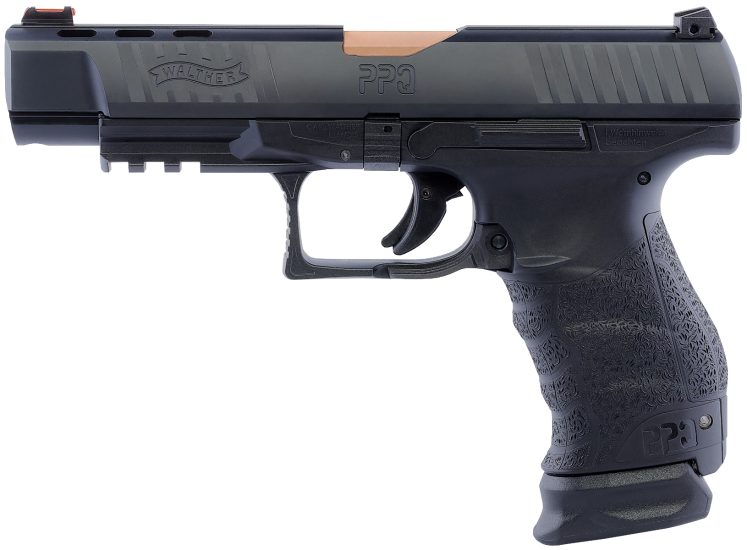 Walther PPQ M1 9mm 5″ Barrel 15+1 Bronze 2826721