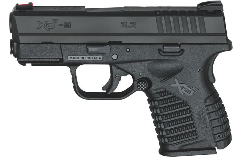 Springfield Armory XDS 9mm 3.3″ 7+1/8+1 XDS9339BE