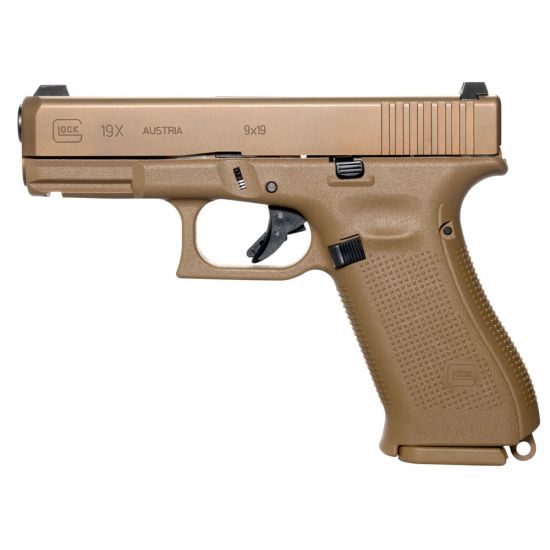 Glock 19X Gen5 9mm 4″ Barrel 17+1 FDE UX1950703
