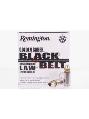 500 Rounds – Remington Black Belt Golden Saber 9mm +P JHP