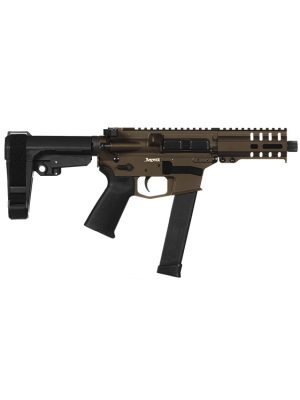CMMG Banshee 300 Pistol, MkG, 5″ BBL, 26rd, .45 ACP (Glock), Midnight Bronze