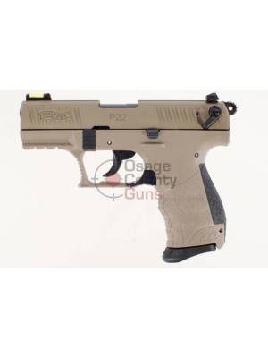 Walther P22Q Tactical FDE – 3.42″ .22LR