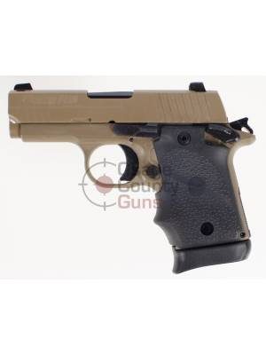 Sig Sauer P938 Scorpion BRG, FDE, Contrast Sights, 9mm, 3″ BBL, 6rd/7rd