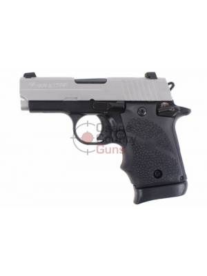 Sig Sauer P938 Two-Tone w/ Black Rubber Grip