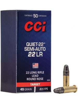 CCI Quiet-22 – .22 LR – 45gr – 50gr