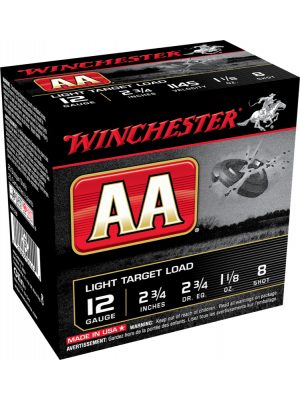 Winchester 12GA 2.75″ Light Target Load – 25rd