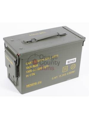 MEN Defense M193 Ammo – 5.56x45mm – 55gr – 1000rd